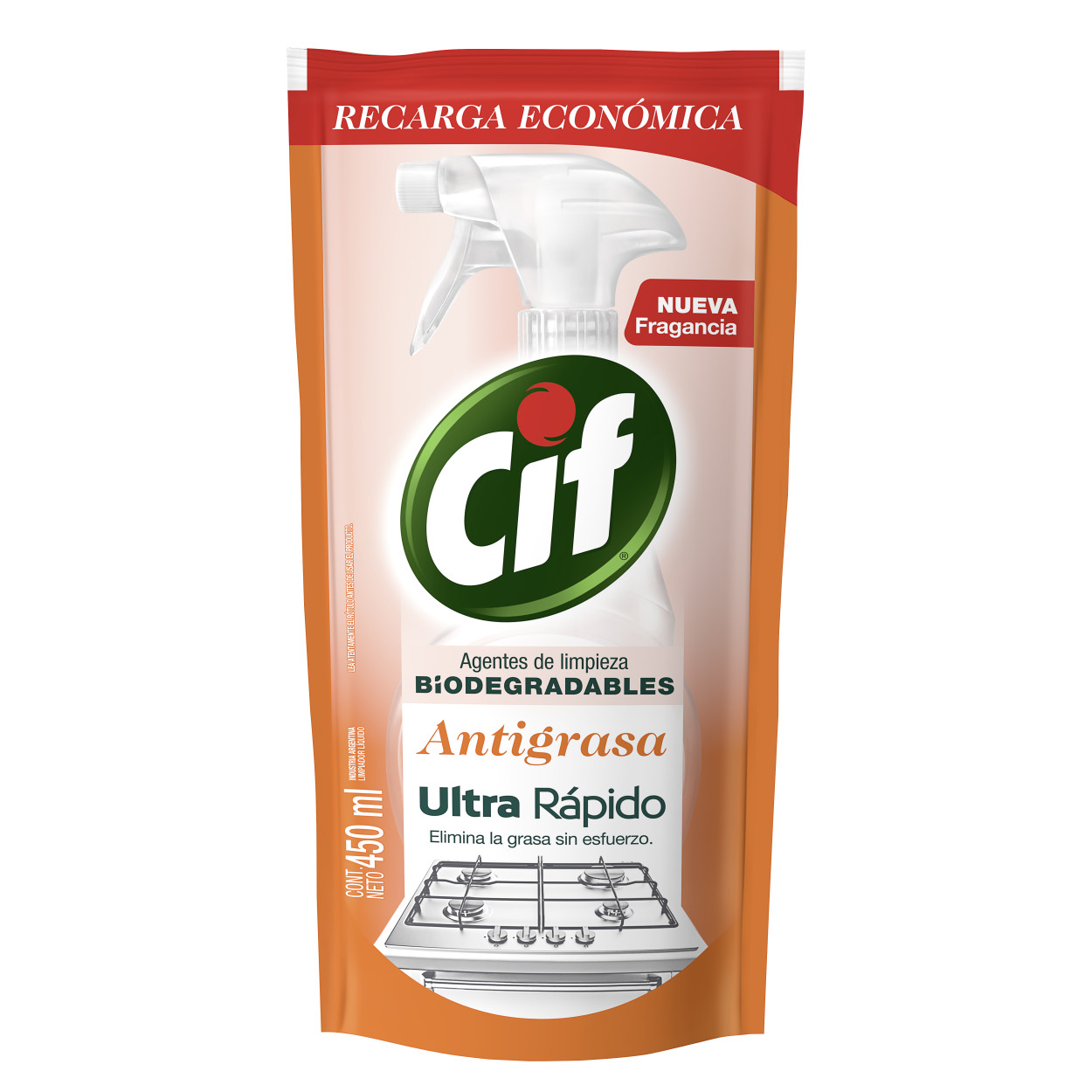CIF Limpiador Líquido Repuesto Económico Antigrasa