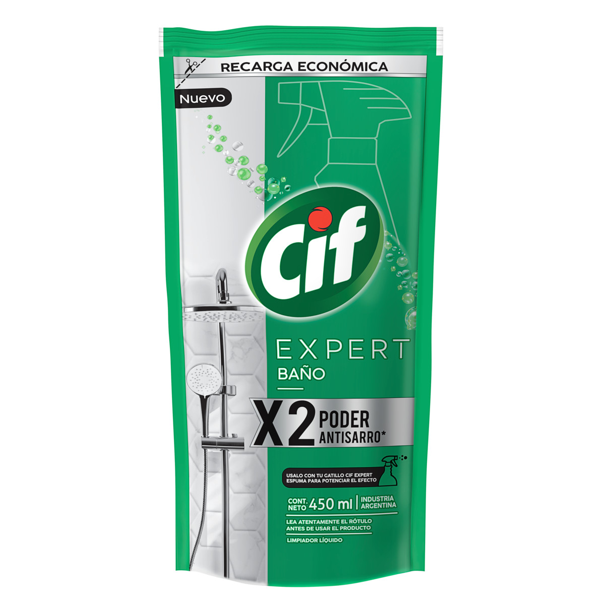 CIF Limpiador Líquido Repuesto Económico Baño