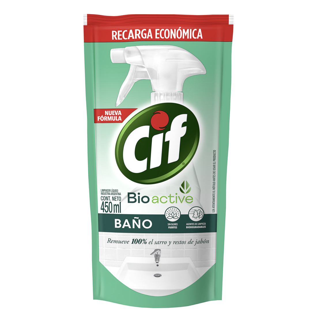 CIF Limpiador Líquido Repuesto Económico Baño