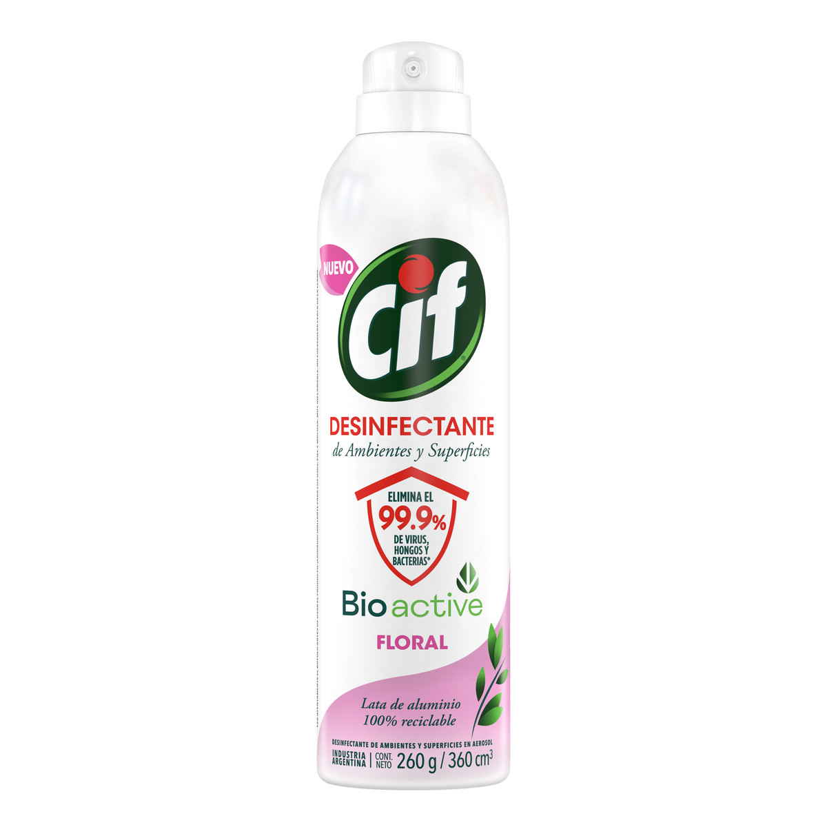 Cif Aerosol Desinfectante de Ambientes y Superficies Floral Image