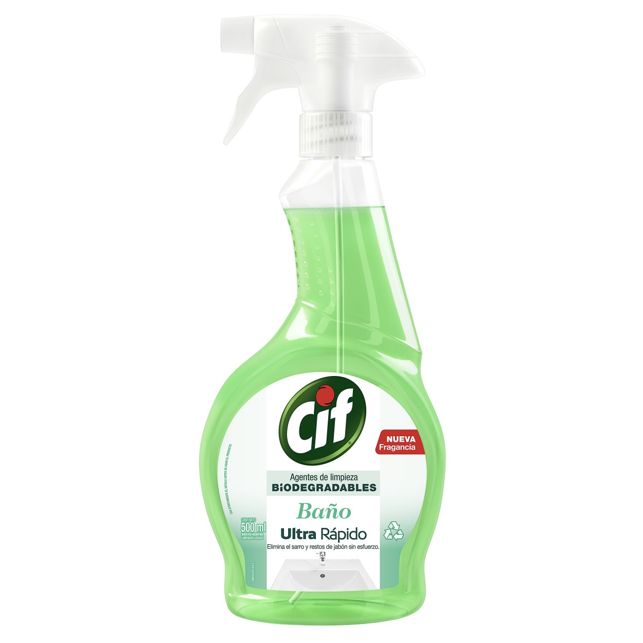 CIF Limpiador Líquido Gatillo Baño