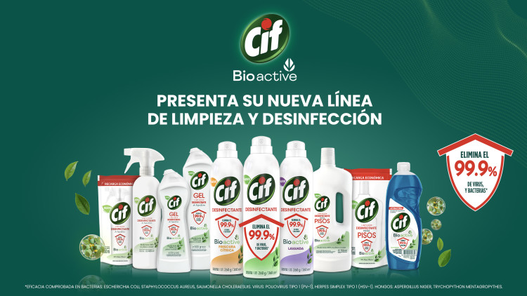 CIF BIOACTIVE PRESENTA SU NUEVA LÍNEA DE LIMPIEZA Y DESINFECCIÓN