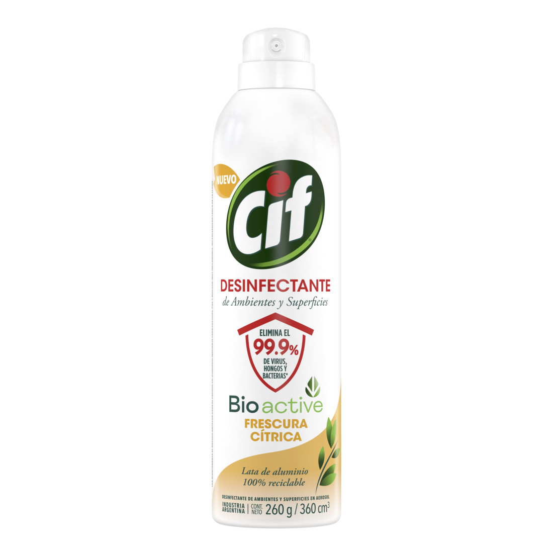 Cif aerosol citrus pack