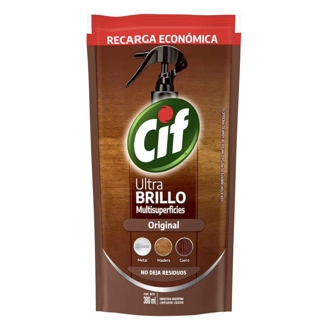 Cif Limpiador Liquido Ultra Brillo Anti Polvo